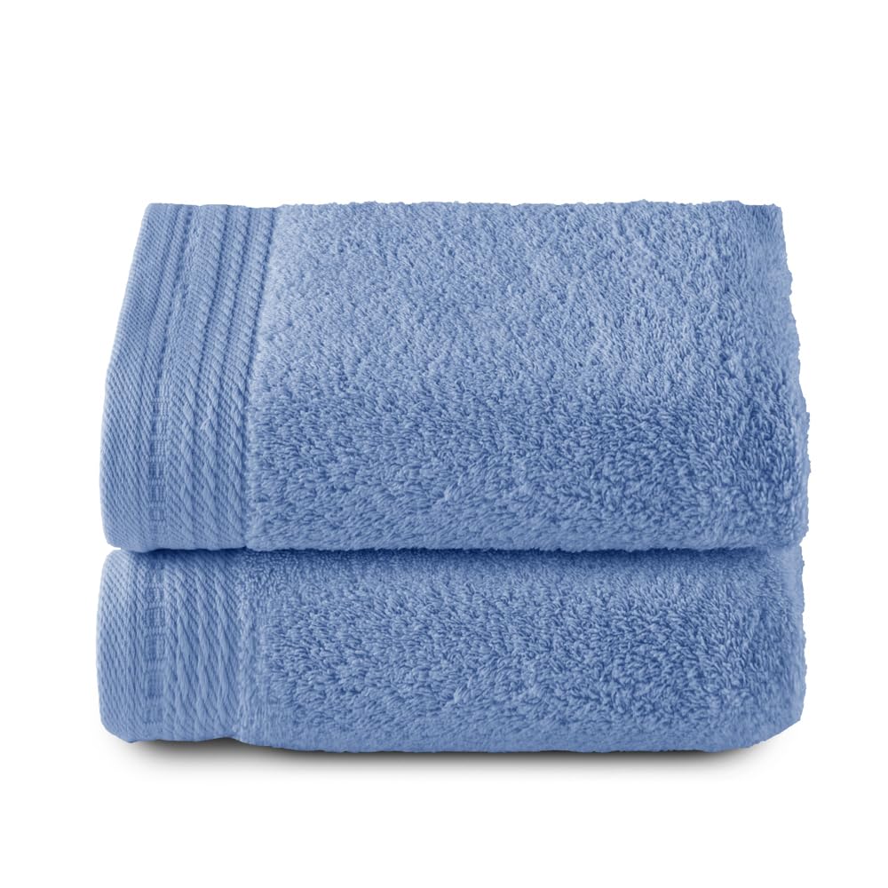 RIZO Top Towel – Set of 2 Combed Cotton Hand Towels – 600 GSM Lavender