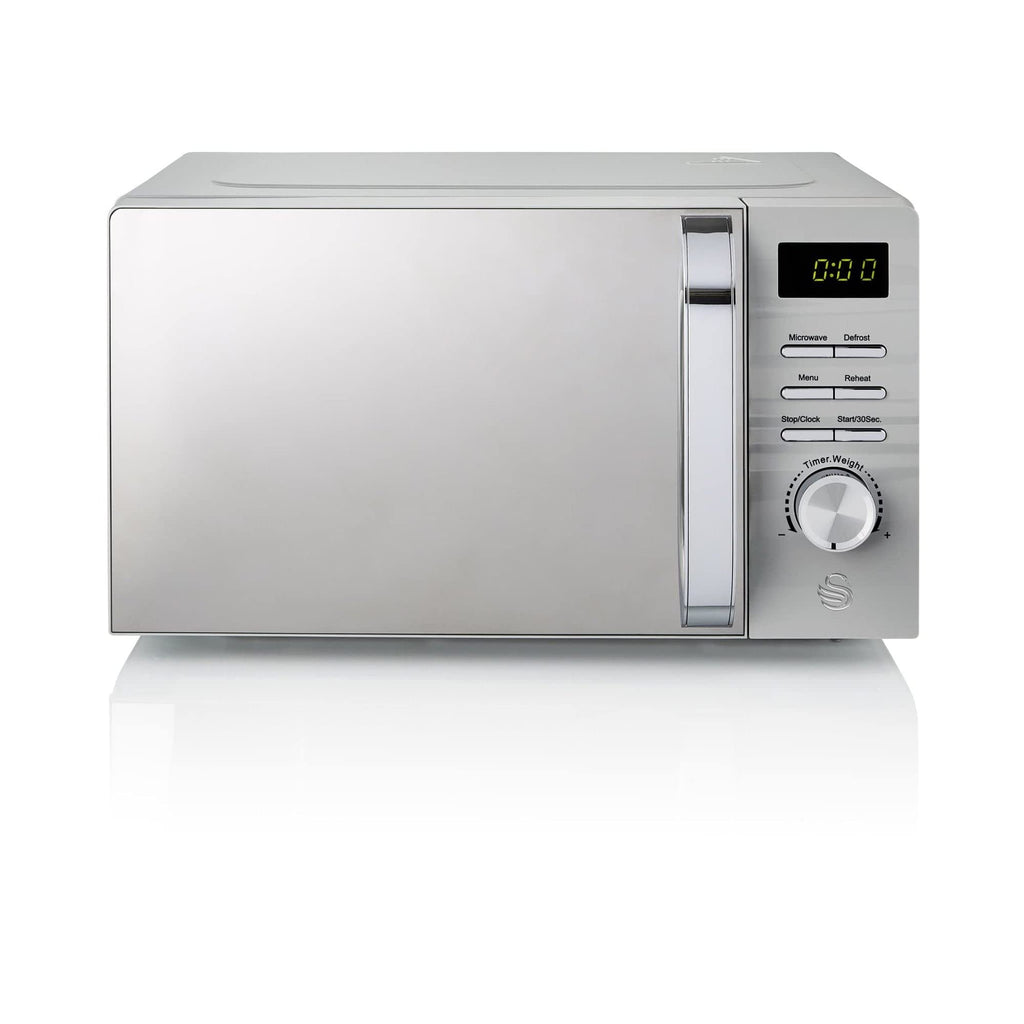 Swan Symphony 20L Microwave | 700W with 5 Power Levels & Defrost - Grey