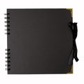 Hawksbill Black Scrapbook Photo Album | 60 Pages 180gsm Spiral Memory Book