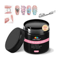 EBANKU Solid Nail Glue Gel | 100g Ultra Strong UV Adhesive for Press On Nails