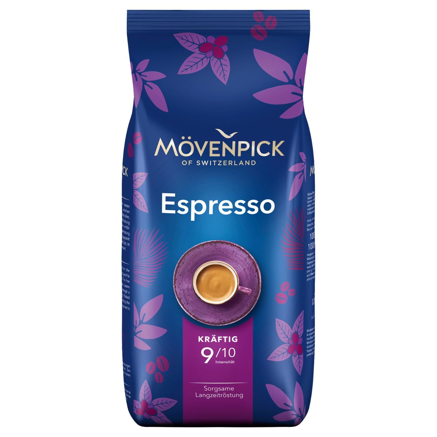Mövenpick Espresso Whole Bean Coffee – Premium Swiss Roast, 1 kg