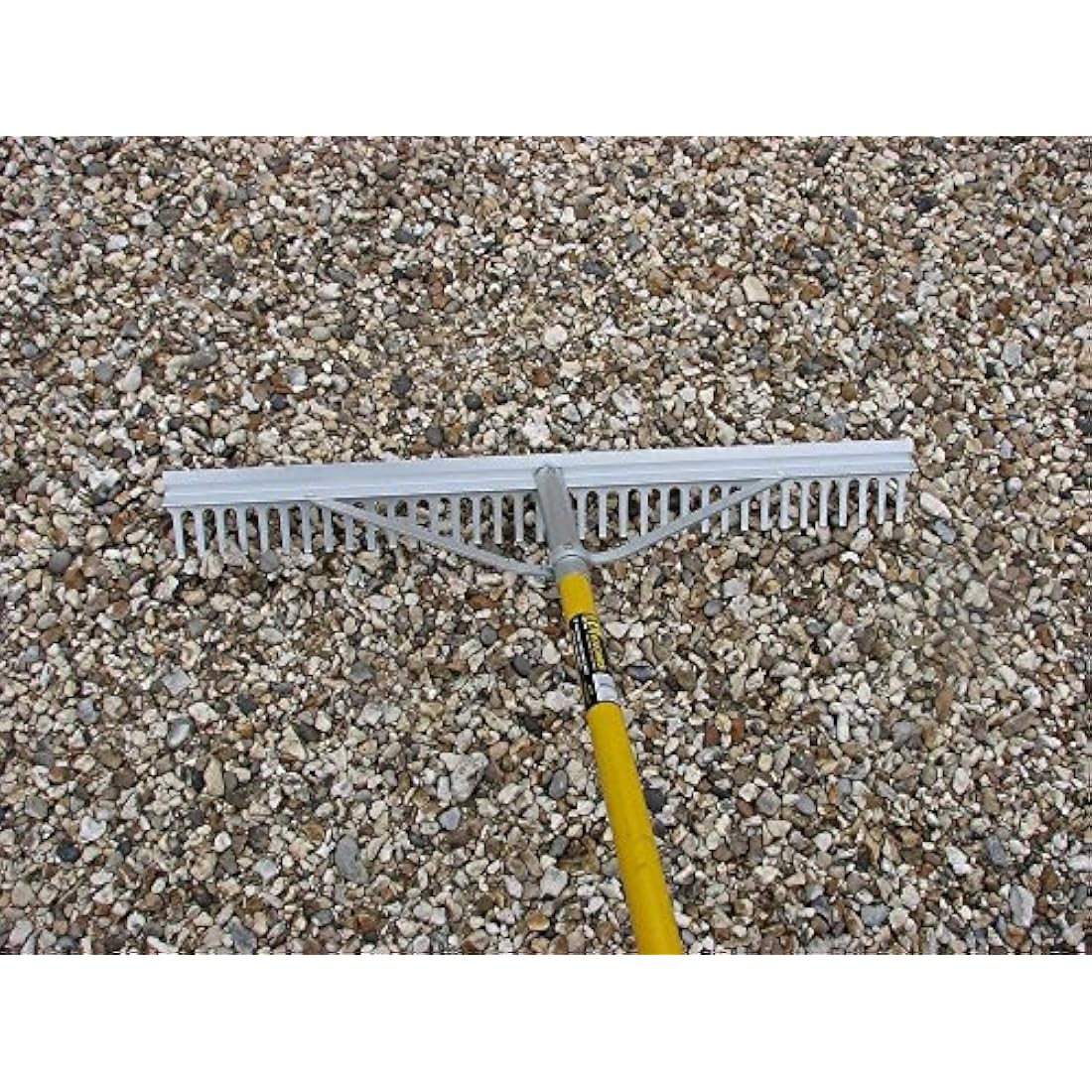 Roughneck Aluminium Landscaping Rake - 36 Tine Soil Tool with 1.7m Handle