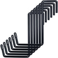 Jolof Store Heavy Duty Garage Utility Hooks – 6 Pack Vinyl Rafter Hangers