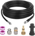 YUET 20M High Pressure Washer Sewer Jetter Kit for Karcher & LAVOR