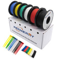 Fermerry 16 AWG Silicone Electrical Wire Kit – 6 Colors, 10ft Each