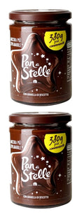 Pan di Stelle Hazelnut and Cocoa Spread with Biscuit Grain - 2 x 330g
