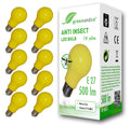 greenandco Anti-Mosquito LED Bulb E27 | Yellow 5W 500lm | 10-Pack