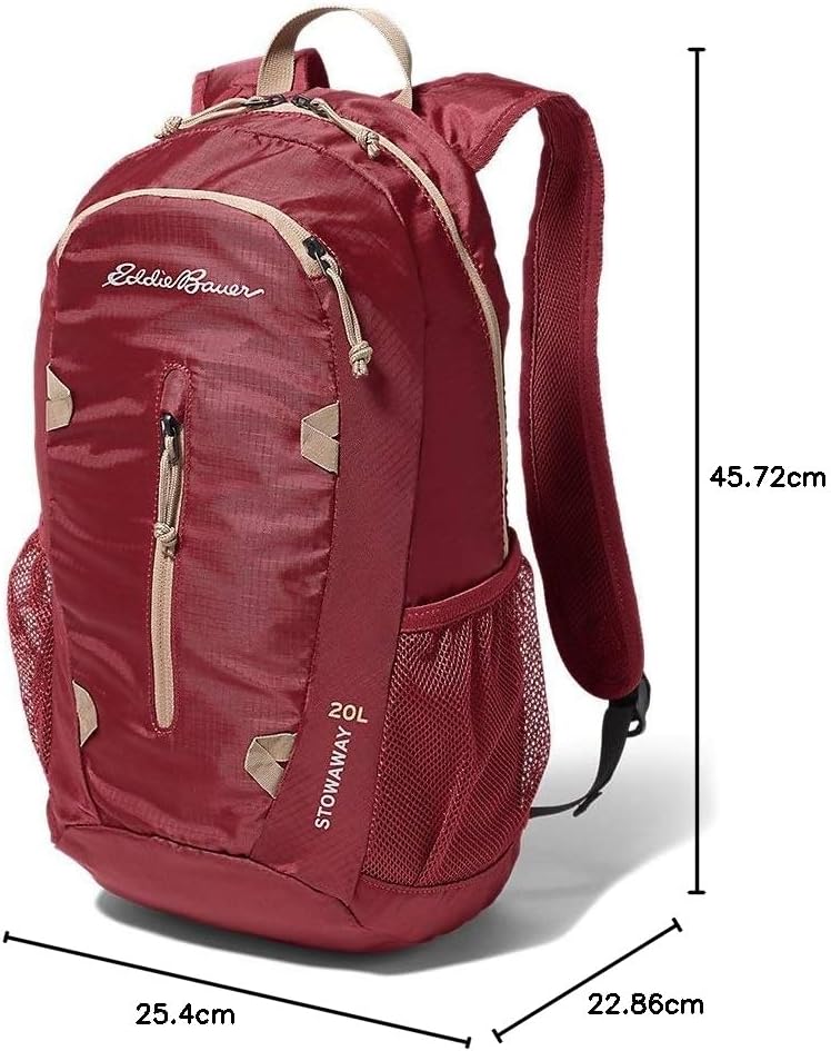 Eddie Bauer Packable Backpack – Lightweight Ripstop Polyester Daypack