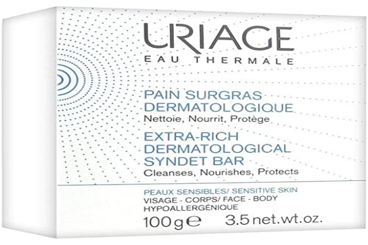 Uriage Extra-Rich Dermatological Syndet Bar - Nourishing Soap 100g