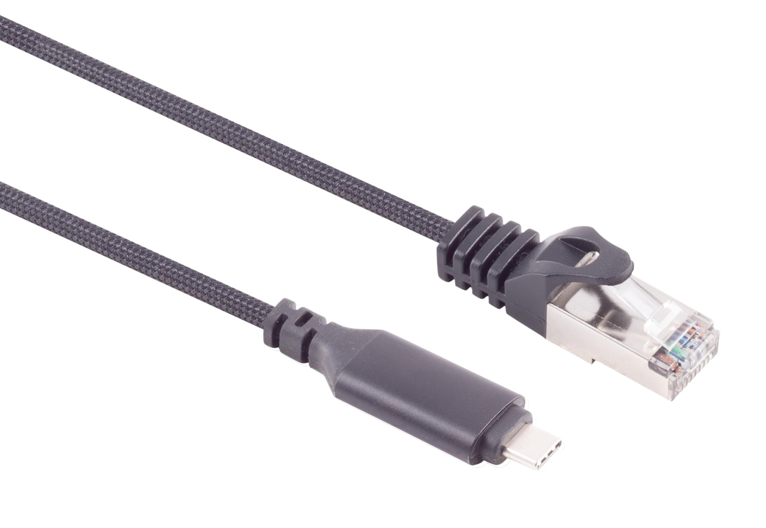 1aTTack.de USB-C to Ethernet Adapter Cable | 1Gbps Cat6 RJ45 – 3m