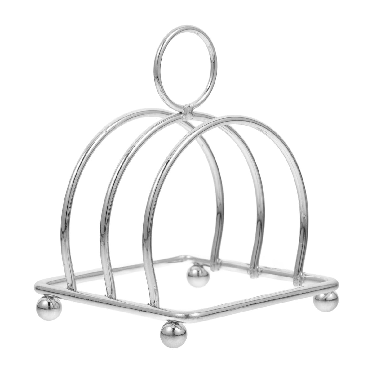SHINEOFI Toast Display Rack Stainless Steel Bread Stand Space Saving Design, Metal Holder for Sliced Bread and Pastries - image 1