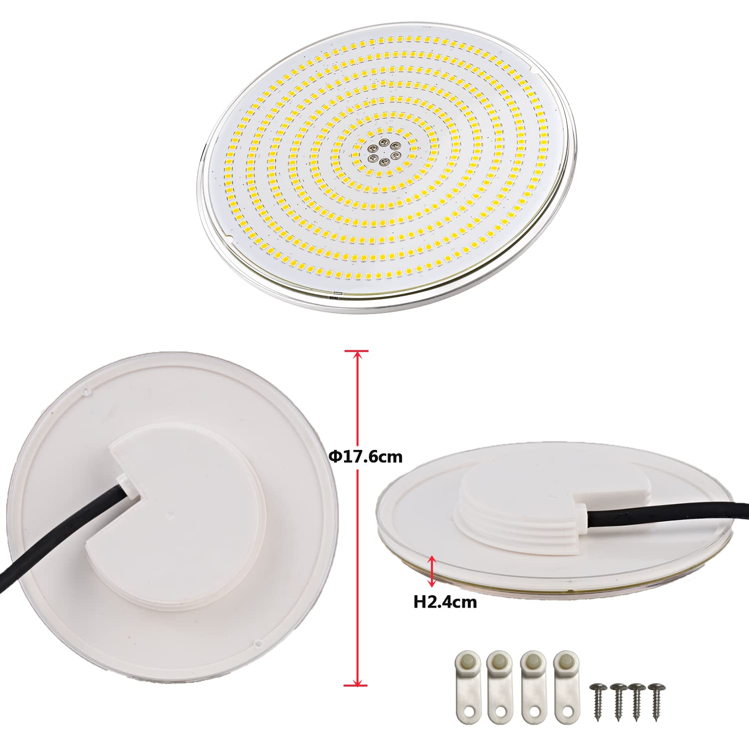 LyLmLe 35W LED Pool Light | PAR56 Resin Filled Underwater Lamp | 3500lm
