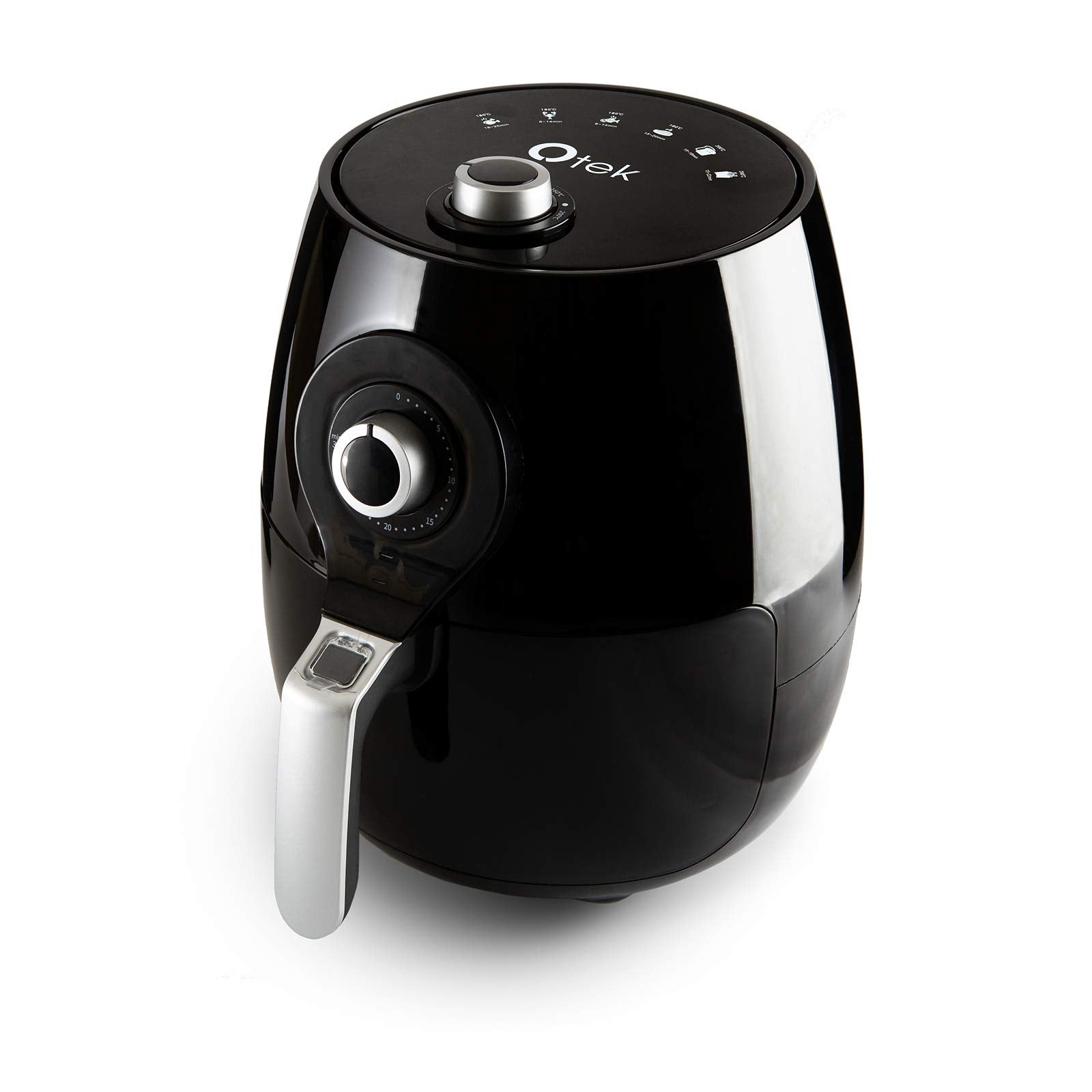 Otek 4.5L Air Fryer – 1450W Compact Oil-Free Cooker Oven, Black