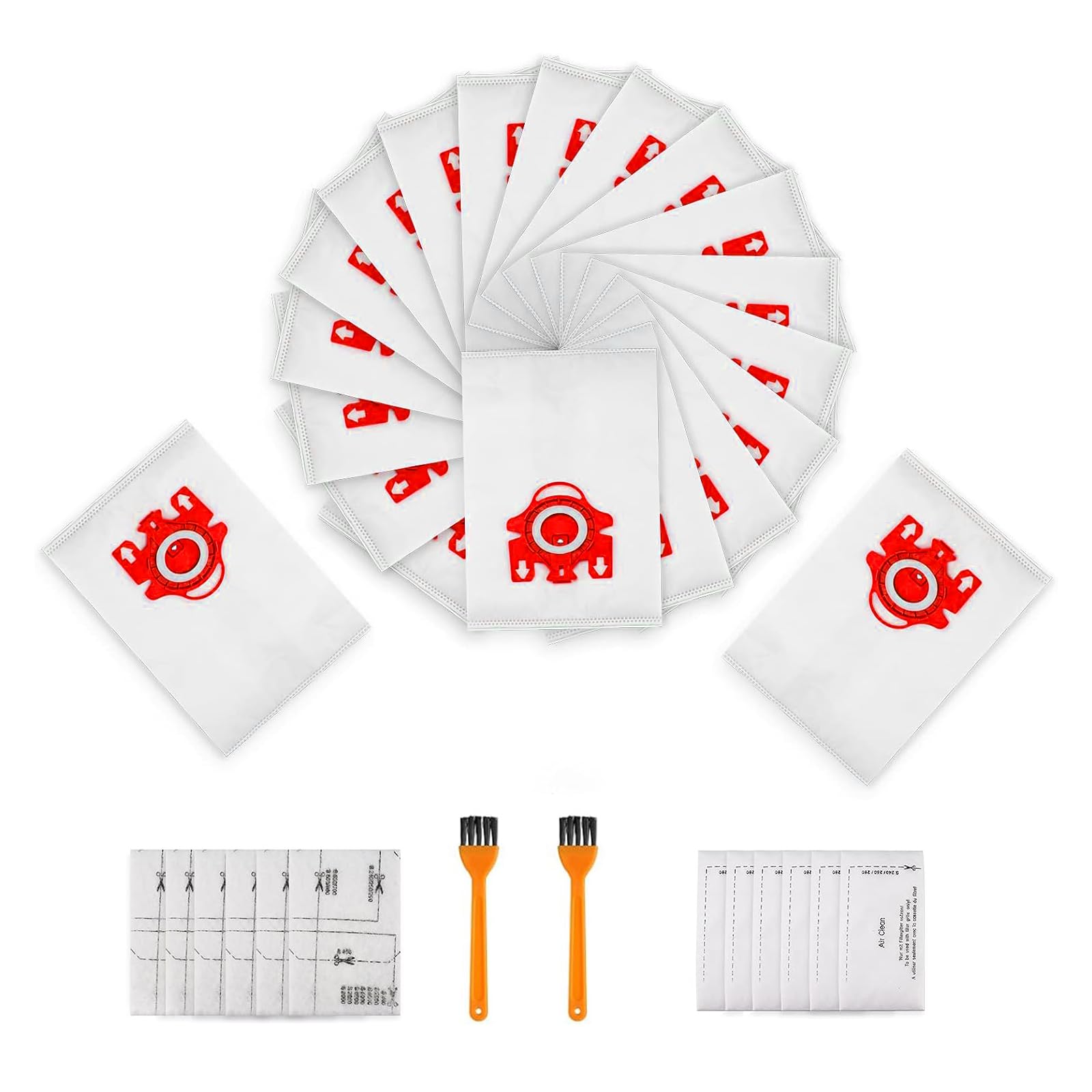 20 Pack FJM Vacuum Bags for Miele C1 S4 S6 S4000 S6000
