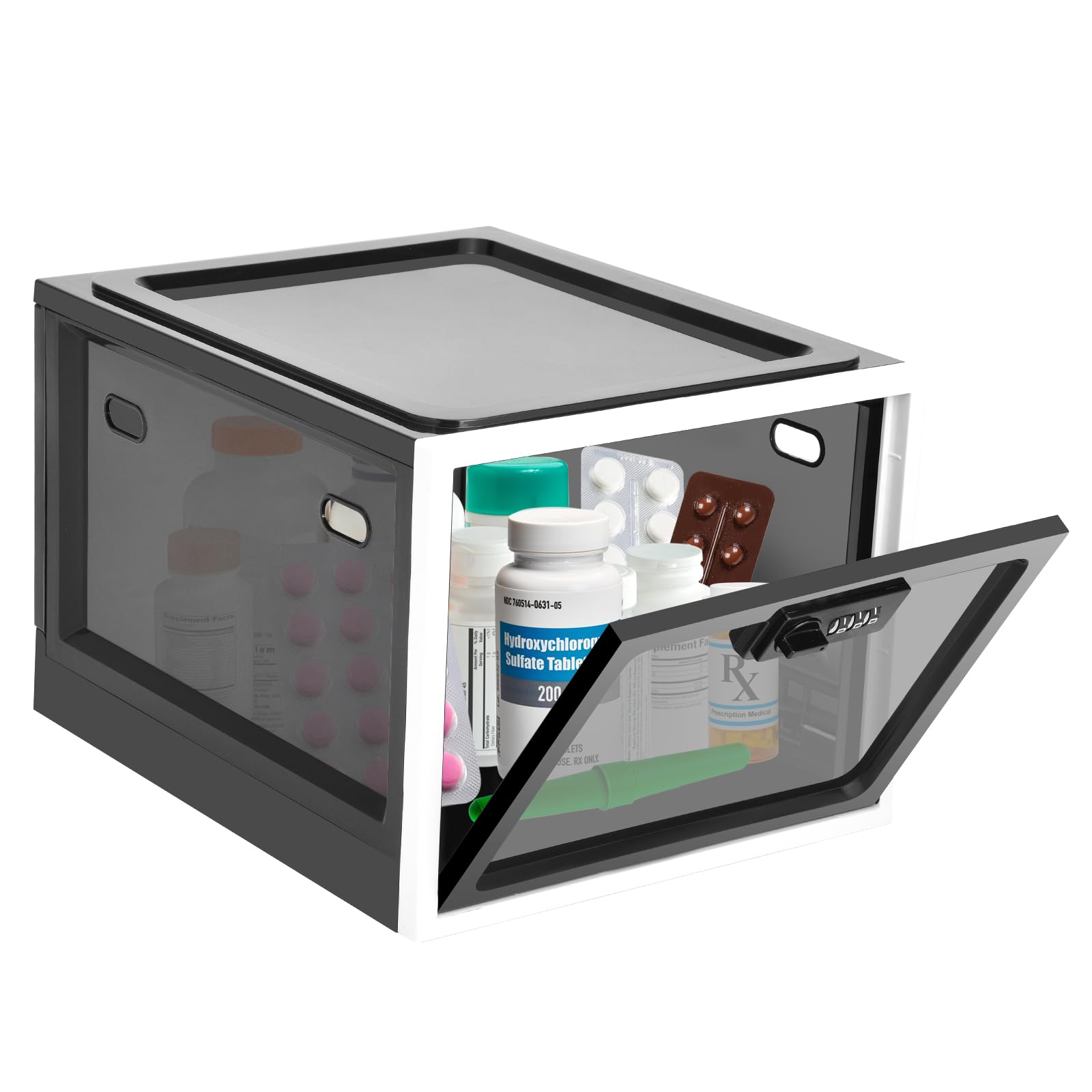 Jolof Store Large Lockable Storage Box – BPA-Free Medicine & Food Safe