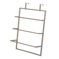 Honey-Can-Do Over-The-Door 3-Tier Towel Rack | Satin Nickel Steel