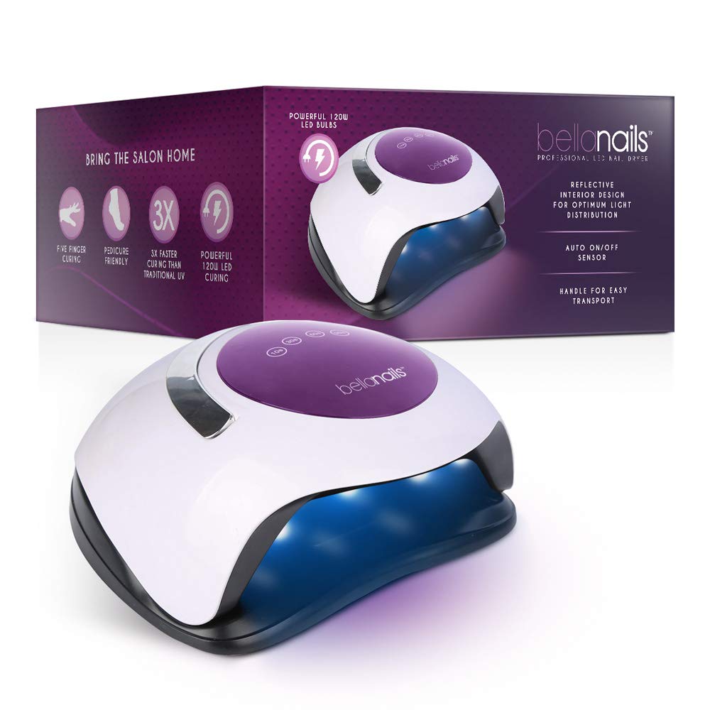 BellaNails 120W LED Gel Nail Lamp – Professional Fast Curing Dryer