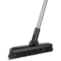 MR.SIGA Grout Scrub Brush with Long Handle - Stiff Bristle Tile Scrubber
