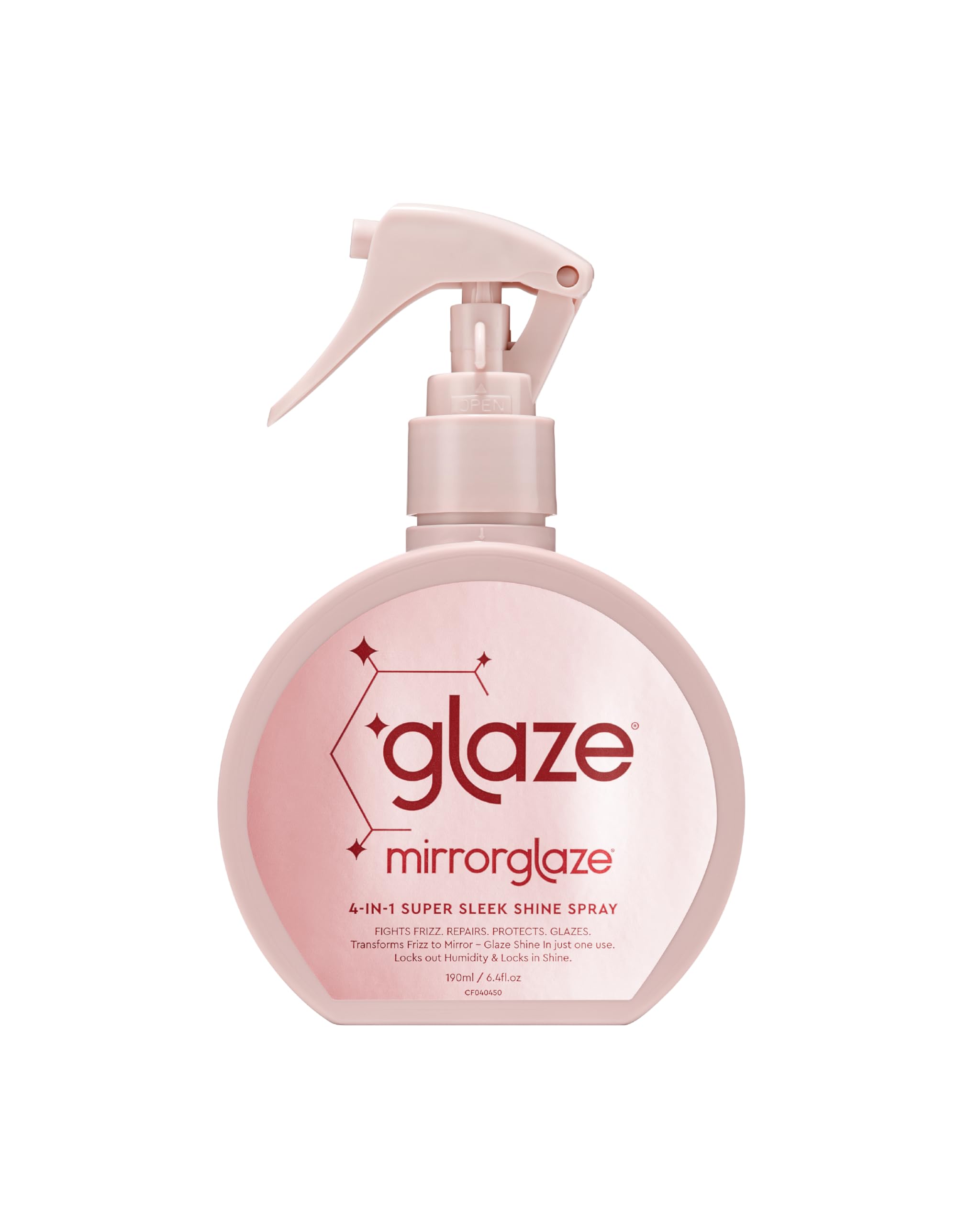 Glaze MirrorGlaze Hair Shine Spray – Heat Protectant & Bond Repair 190ml