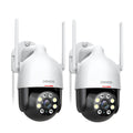 DEKCO 2K Outdoor Security Camera – 360° Pan-Tilt WiFi CCTV with Tracking
