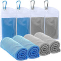 SZELAM Cooling Towel 4-Pack – Instant Chill Microfiber for Gym & Sports