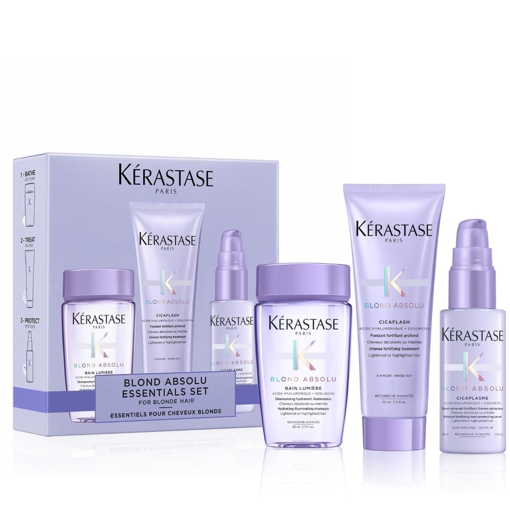 Kérastase Blond Absolu Discovery Set – Travel Hair Care for Blonde Hair