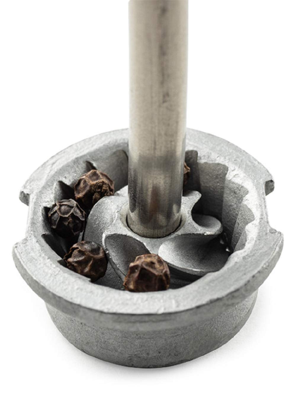 Peugeot Bali Manual Pepper Mill – Orange Cast Iron Adjustable Grinder