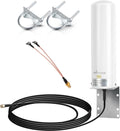 Nelawya 4G LTE Outdoor Antenna | 12dBi High Gain Omni-Directional SMA/TS9
