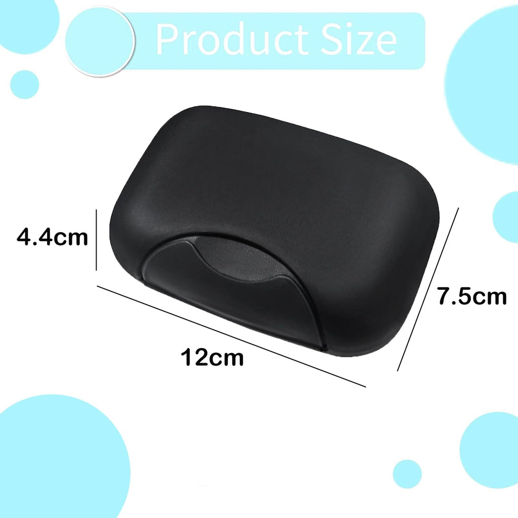 2Pcs Travel Soap Case Soap Bar Travel Dish with Lid Waterproof Leakproof Box Container Holder Closable Holder Portable Dish for Shower - image 2
