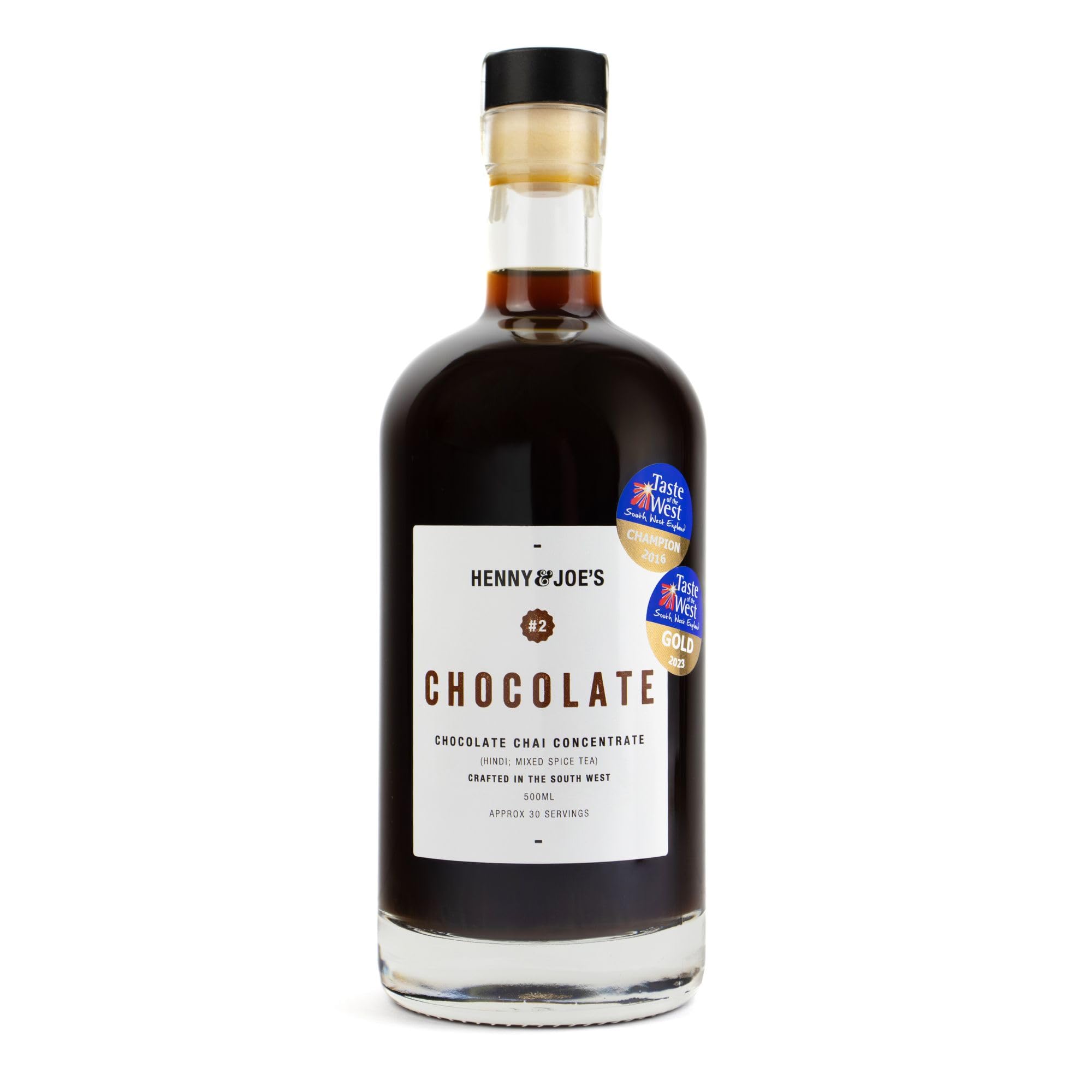 Henny & Joe's Chocolate Chai Concentrate Syrup | Vegan & Caffeine-Free
