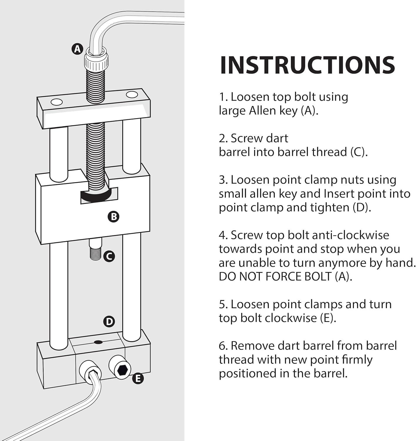 Harrows Professional Darts Repointing Tool | Steel Tip Dart Repair Kit