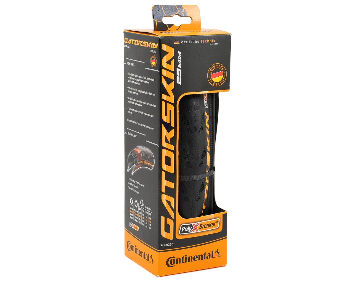 Continental Gatorskin Rigid Road Bike Tire | 700 x 23c Puncture Protection