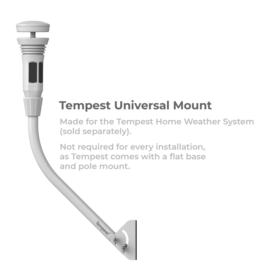 Tempest Weather Station Universal Mount – Adjustable Aluminum Kit