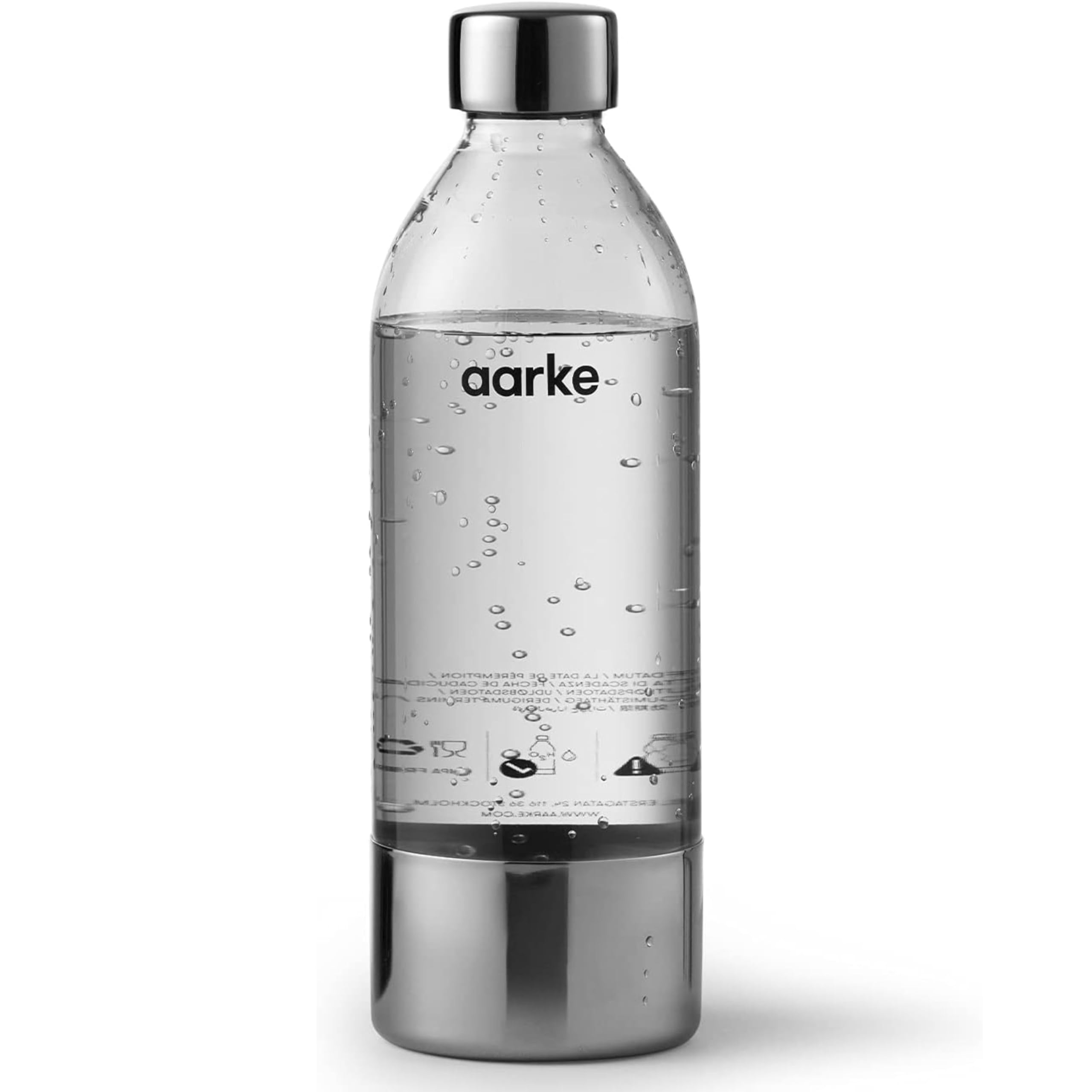 Aarke PET Bottle for Carbonator 3 | BPA-Free Steel Details, 0.8L