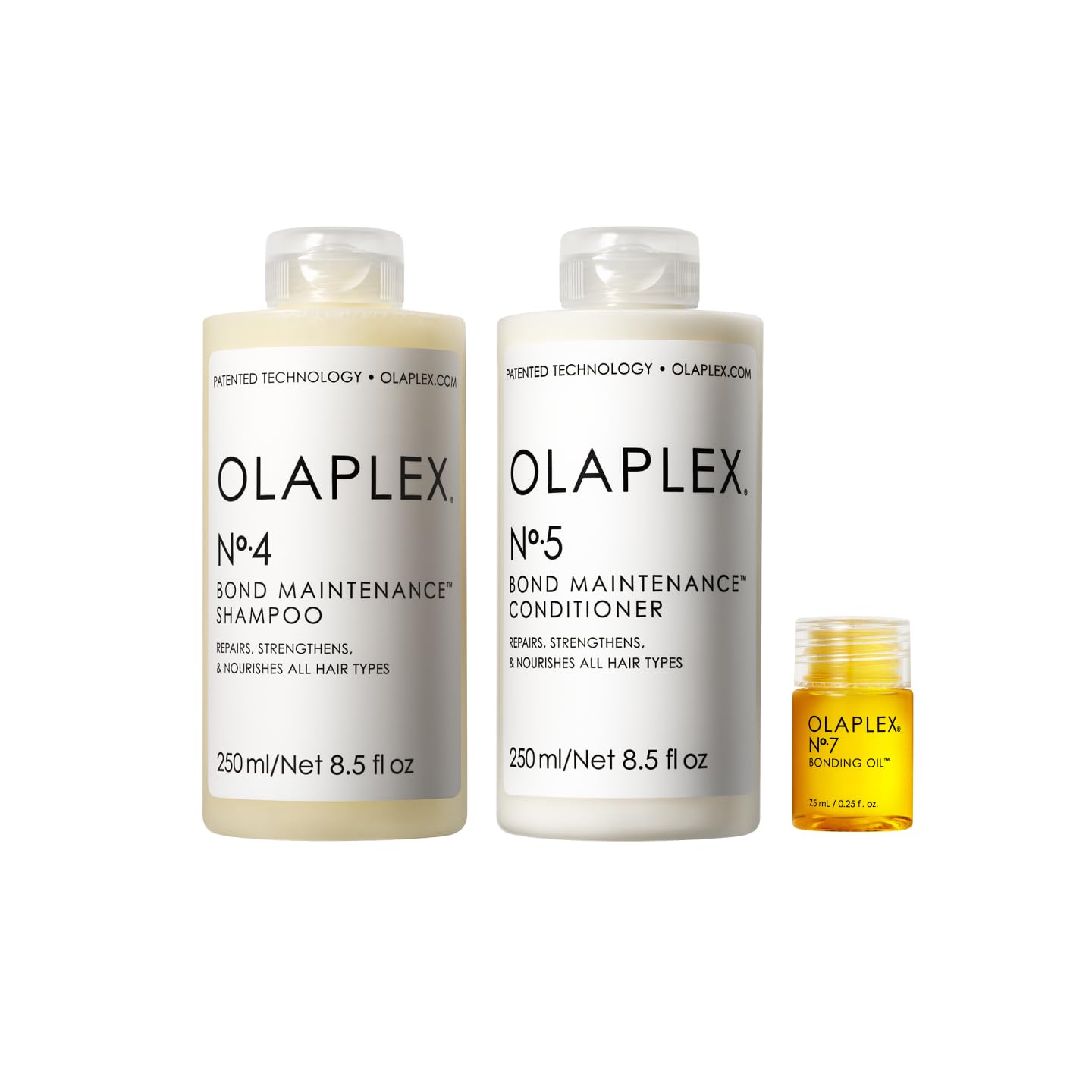 Olaplex Wash and Shine Hair Kit – No. 4, 5, 7 Shampoo & Bonding Oil Set