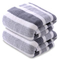 SOFTBATFY Microfiber Bath Towels | 2-Pack Quick Dry Gray Towel Set