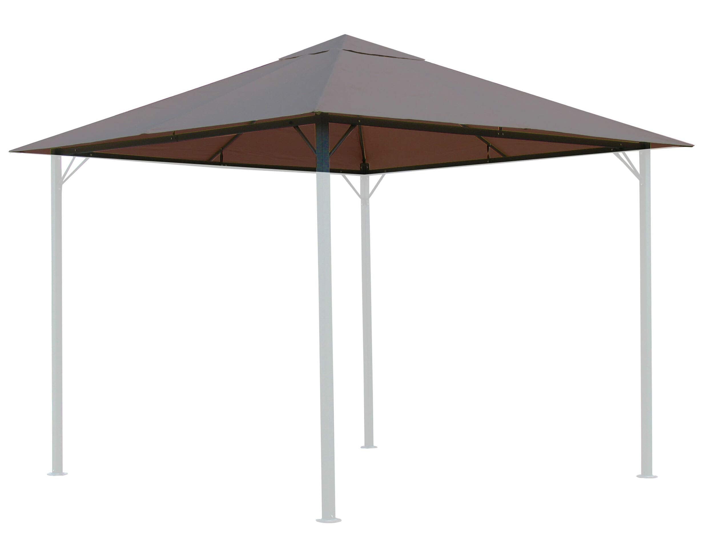 3x3m Gazebo Replacement Roof - Water-Repellent Taupe