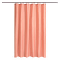 N&Y HOME Fabric Shower Curtain Liner | Water Repellent – Coral, 72x72