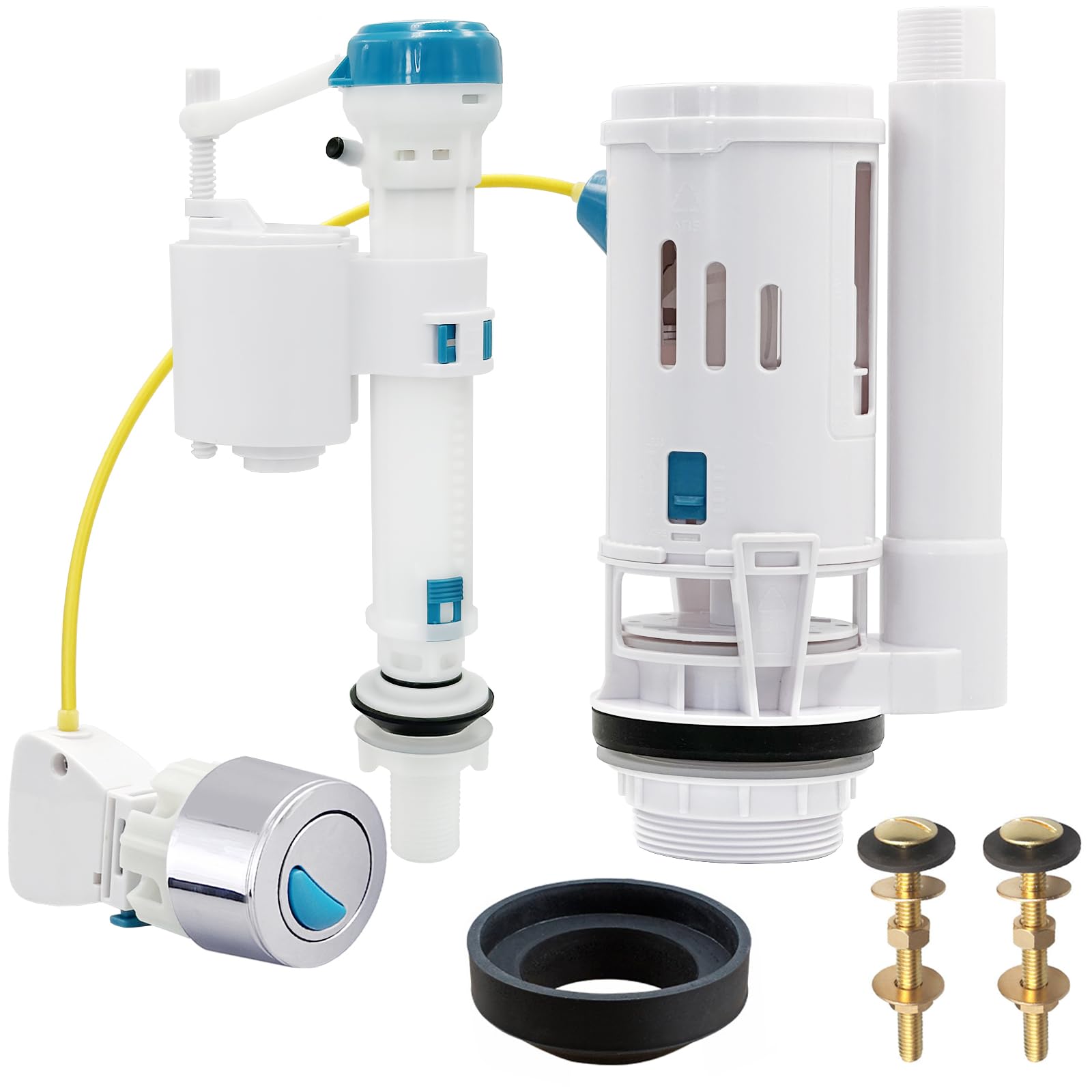 Apragaz Dual Flush Toilet Cistern Kit - Universal 2-Inch Replacement