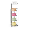 SpaceAid 4-Tier Shampoo Bar Holder | Stainless Steel Soap Caddy - Gray