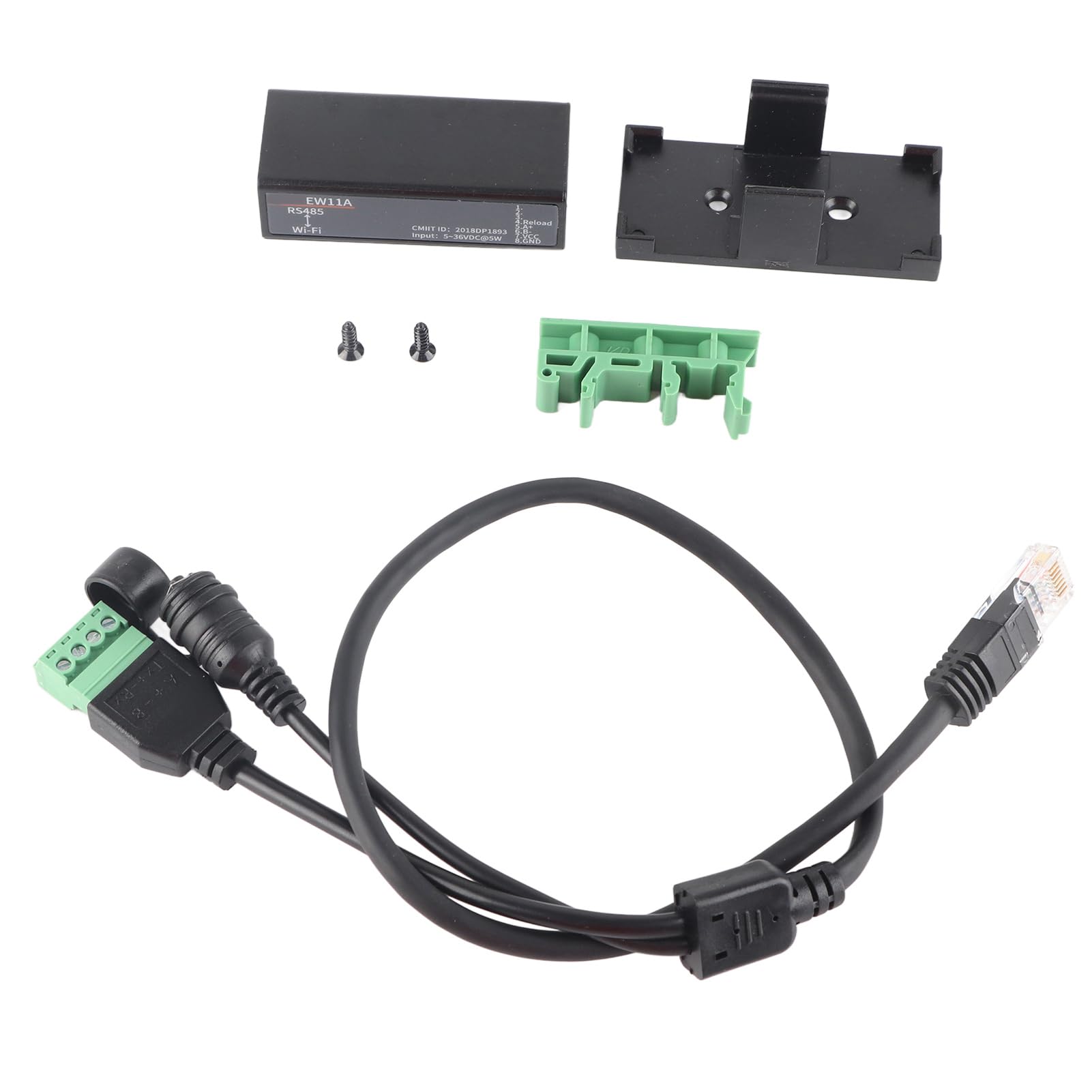 Hyuduo RS485 to Wi-Fi Serial Device Server – RJ45 Industrial Module