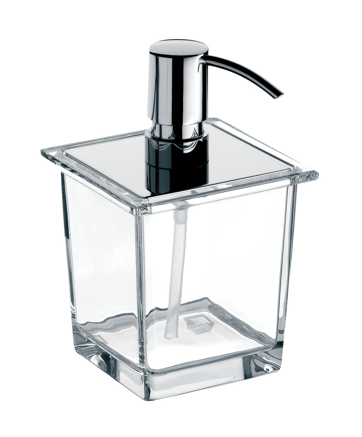 Emco Liaison Liquid Soap Dispenser – Crystal Glass & Chrome, 365ml