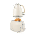 Salter Retro Cream Kettle & 2-Slice Toaster Set | 1.7L Rapid Boil