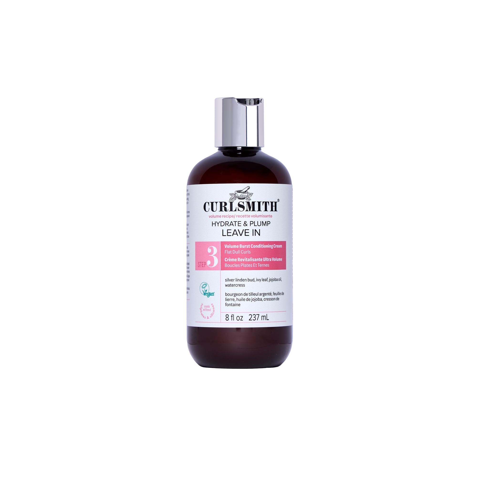Curlsmith Hydrate & Plump Leave-In Conditioner | Volumizing Vegan Hair Care