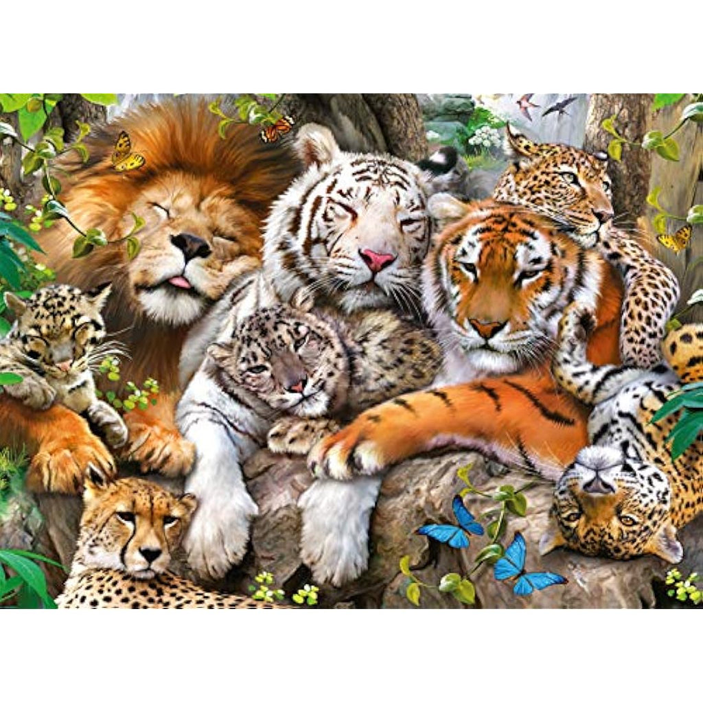 Ravensburger Big Cat Nap 200 Piece XXL Jigsaw Puzzle for Kids Age 8+