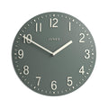 Jones Clocks Chilli Modern Wall Clock – 30cm Green Acrylic Convex Face