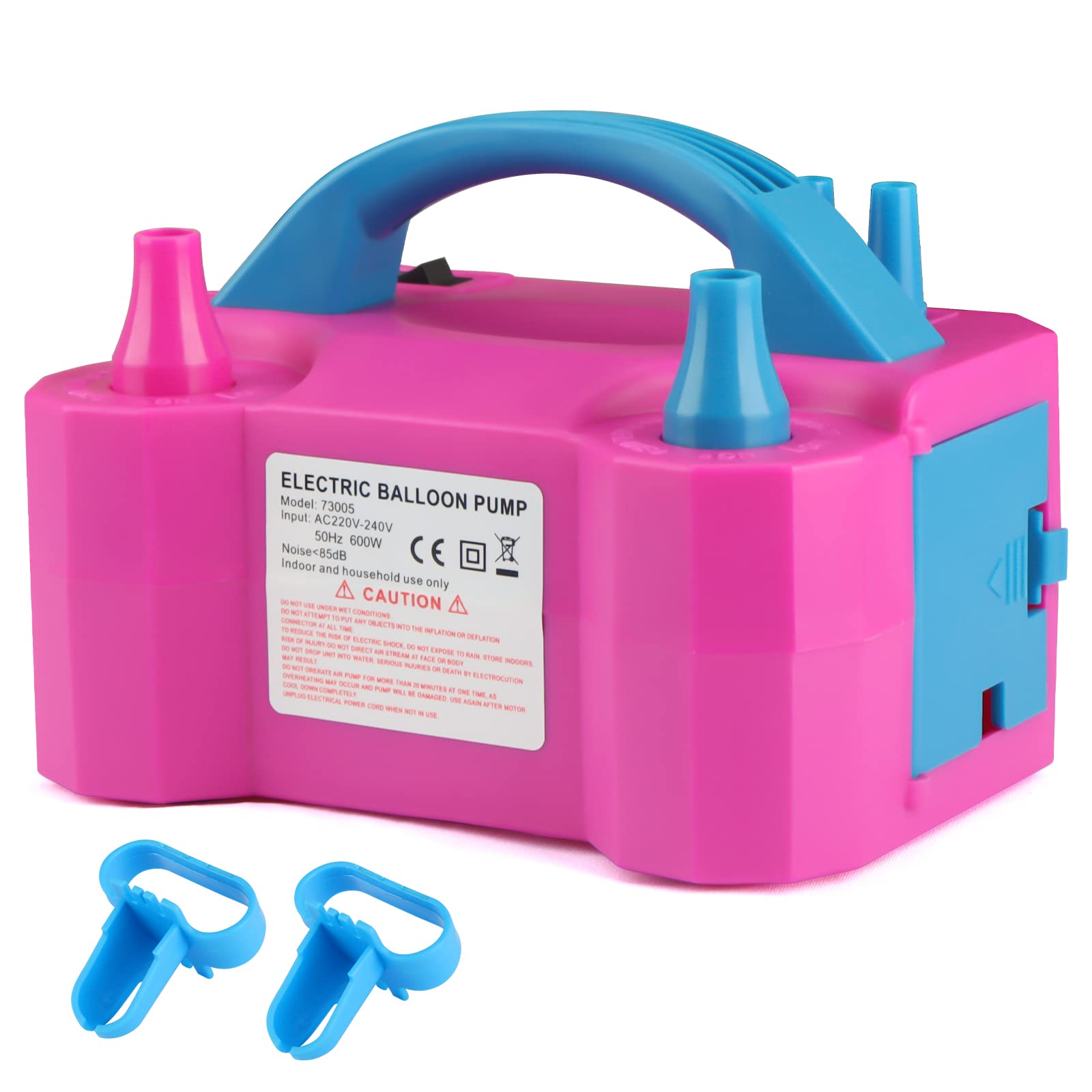 OWill Electric Balloon Pump – 600W Dual Nozzle Portable Inflator