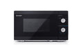 Sharp YC-MS01U-B 800W Compact Manual Microwave - 20L - Black