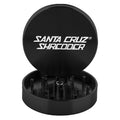 Santa Cruz Shredder 2-Piece Large 2.7" Metal Herb Grinder - Black