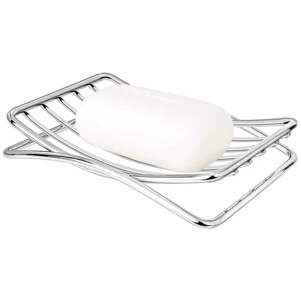 GUUKAR Soap Dish Stainless Steel Bar Soap Holder for Shower Bathroom, Self-draining Soap Dishes Sponge Holder for Kitchen Sink - image 1
